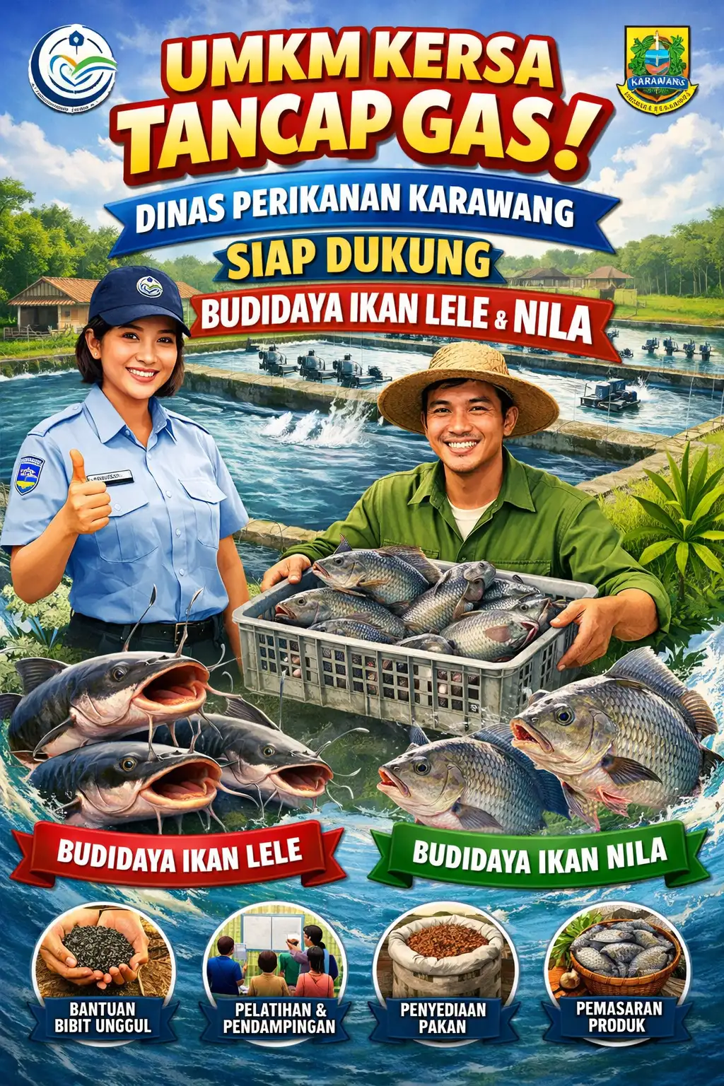 KERSA Siap Dukung Program Ketahanan Pangan melalui Budidaya Lele dan Nila